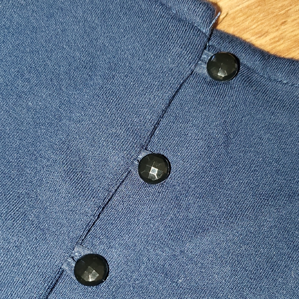 Polo by Ralph Lauren Navy Short-Sleeve Fit-and-Flare Dress - Picture 10 of 14